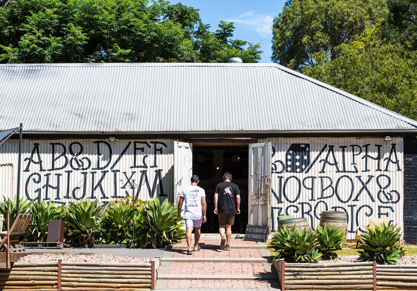 Alpha Box & Dice cellar door in McLaren Vale, South Australia