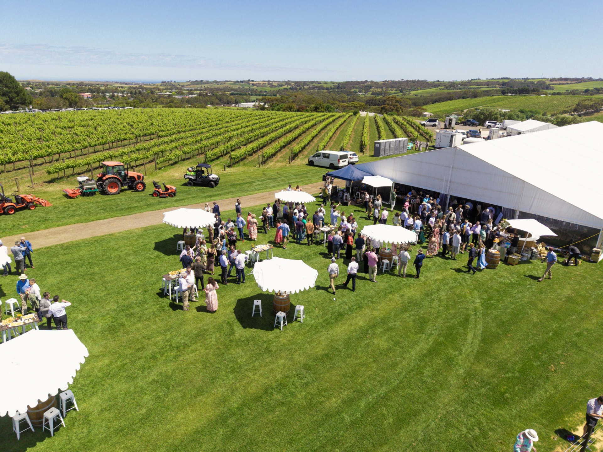 Chalk Hill Wines cellar door in McLaren Vale, South Australia